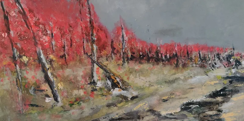 dans les vignes