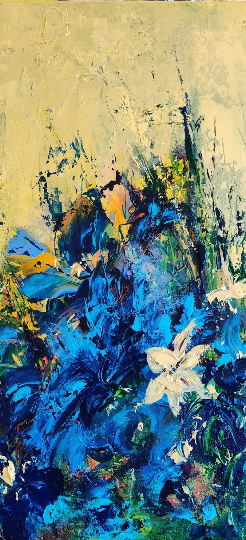 pastorale en bleu